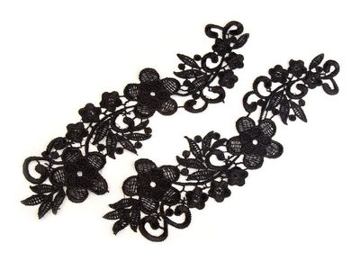 Benátská krajková aplikace / vsadka 8x27 cm SADA 2 KUSY{% if product.brand.name %} – Galanterka{% endif %}