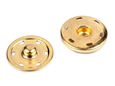 Kovové patentky / druky Ø30 mm 5 párů{% if variant.name %} – 3 zlatá světlá{% endif %}