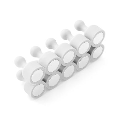 Magnetické figurky M9, sada 10 kusů bílá – fotka 1