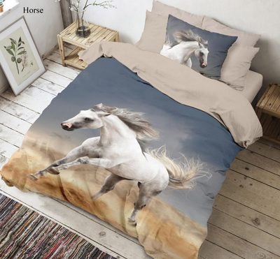 3D povlečení 140x200, 70x90cm Kůň{% if product.brand.name %} – {% endif %}