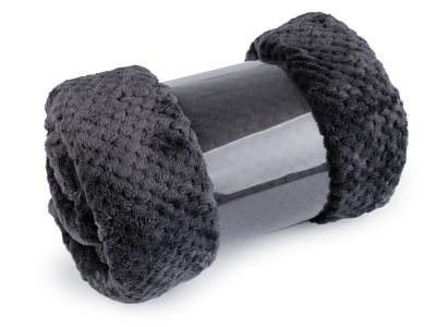 Deka mikroflanel strukturovaný 150x200 cm{% if variant.name %} – 6 šedá tmavá{% endif %}