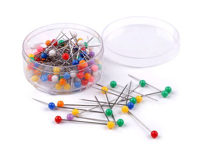 Špendlíky s plastovou hlavičkou délka 32 mm nerezová ocel{% if product.brand.name %} – Stoklasa{% endif %}