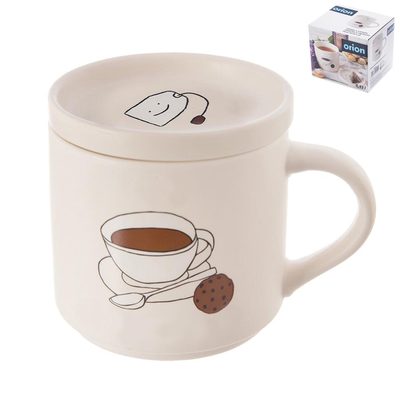 Hrnek porcelánový + víčko čaj 450 ml O0495{% if product.brand.name %} – Morex{% endif %}