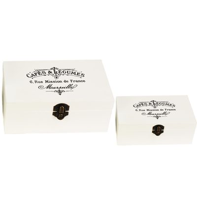Dřevěný box, sada 2 ks D0310 - 17,8 x 10 x 7 cm{% if product.brand.name %} – Morex{% endif %}