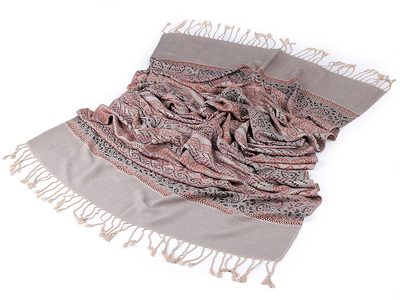Šála typu pashmina s třásněmi 70x180 cm{% if product.brand.name %} – Stoklasa{% endif %}