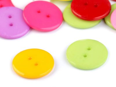 Knoflík barevný mix velikost 36" 100 ks – fotka 1