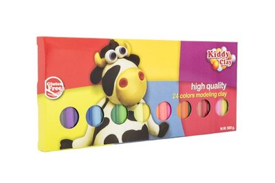 Modelína Nara 500g set 12 barev hmota modelovací v krabičce – fotka 4