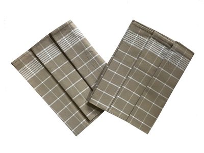 Utěrka Pozitiv Egyptská bavlna béžová/bílá - 3 ks 50x70 cm balení 3 ks{% if product.brand.name %} – Svitap{% endif %}