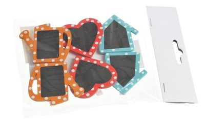 Kolíčky s tabulkou 6ks srdce konev domeček{% if product.brand.name %} – Canea{% endif %}