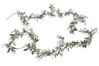 Umělá girlanda ruscus 240 cm - zelená/bílá{% if product.brand.name %} – Canea{% endif %}