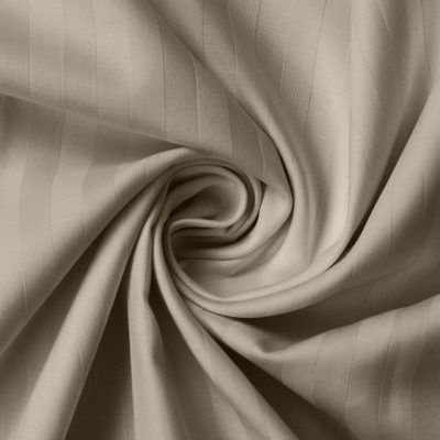 Povlečení satén pruhy oříškové  140x200+70x90 cm – fotka 1