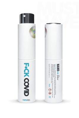 ZLEVNĚNO - Cestovní dezinfekce: OMG série F*CK COVID objem 10ml{% if product.brand.name %} – Nanolab{% endif %}