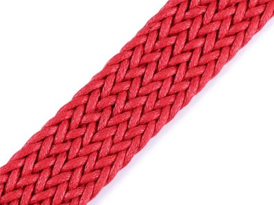 Splétaný popruh šíře 30 mm METRÁŽ{% if variant.name %} – 8 červená{% endif %}
