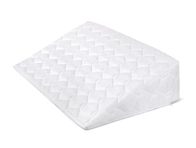 Klínový podhlavník s proševem Bílá 2025/001 80x50x20 cm{% if product.brand.name %} – Bellatex{% endif %}
