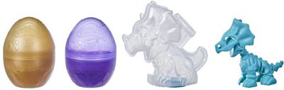 HASBRO PLAY-DOH Dinosauří vejce 2ks set se slizem a figurkou 2 druhy – fotka 1