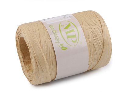 Lýko rafie k pletení tašek - přírodní, šíře 5-8 mm{% if variant.name %} – 3 (02) krémová{% endif %}