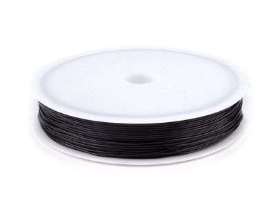 Pruženka / gumička kulatá Ø0,4-0,6 mm{% if variant.name %} – 3 černá{% endif %}