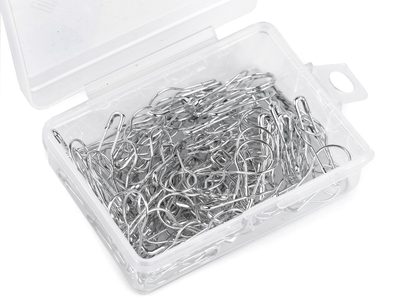 Spínací špendlíky v krabičce délka 22 mm{% if variant.name %} – 1 nikl{% endif %}