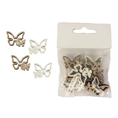 Motýlci dekorační 12 ks D1975 - 2,8 x 0,5 x 2,2 cm{% if product.brand.name %} – Morex{% endif %}