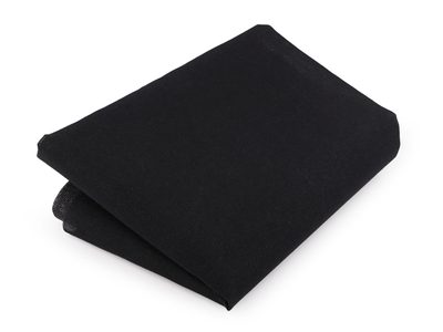 Výztuha bavlněná nažehlovací na tašky a kabelky 150 g/m² šíře 115 cm METRÁŽ{% if variant.name %} – 2 černá{% endif %}
