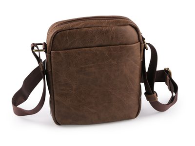Pánská taška crossbody 20x23 cm{% if variant.name %} – 2 hnědá{% endif %}