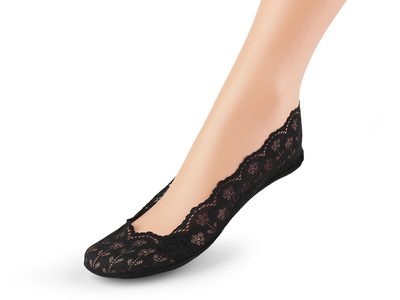 Dámské / dívčí ponožky do tenisek / balerín krajkové s protiskluzem{% if product.brand.name %} – Stoklasa{% endif %}