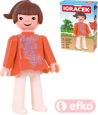 IGRÁČEK Maminka figurka 7,5cm rodina v krabičce STAVEBNICE{% if product.brand.name %} – Efko{% endif %}