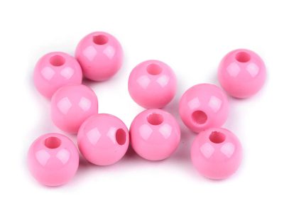Plastové korálky Ø16 mm 10 kusů{% if variant.name %} –  6 (2) růžová {% endif %}