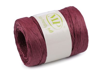 Lýko rafie k pletení tašek - přírodní, šíře 5-8 mm{% if variant.name %} – 10 (24) vínová{% endif %}