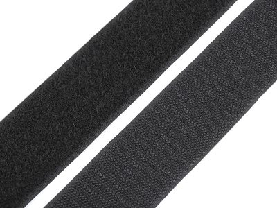 Suchý zip háček + plyš šíře 38 mm METRÁŽ{% if variant.name %} – černá{% endif %}