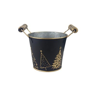 Vánoční květináč plechový K3910/1 - 12 cm{% if product.brand.name %} – Morex{% endif %}