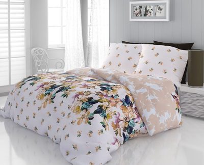 Bavlněné ložní povlečení Laura 140×200, 70×90 cm{% if product.brand.name %} – Kvalitex{% endif %}