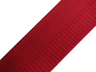 Hladký oboustranný popruh s leskem šíře 50 mm METRÁŽ{% if variant.name %} – 7 vínová{% endif %}