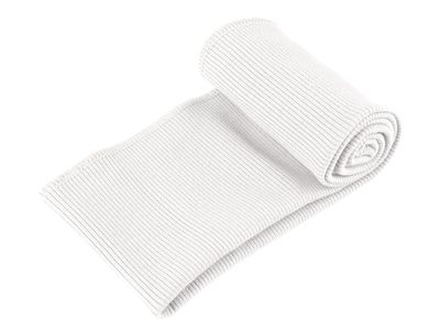 Elastický náplet bavlněný na lemy mikin - tunel 8x80 cm{% if variant.name %} – 13 bílá{% endif %}