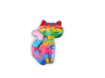 Kovová brož kočka{% if product.brand.name %} – Stoklasa{% endif %}