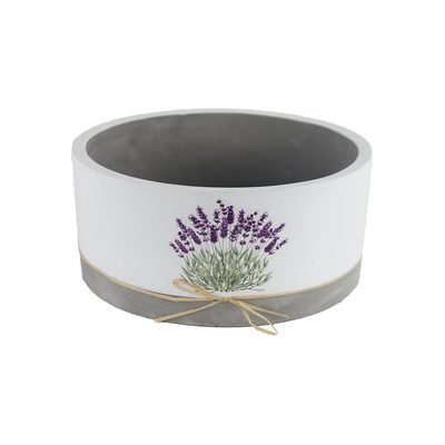 Obal na květiny kulatý levandule X5811/1 - dia 15 × 7,5 cm{% if product.brand.name %} – Morex{% endif %}