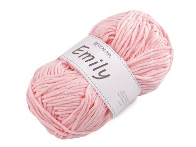 Pletací žinylková příze Emily 100 g{% if variant.name %} – 5 (21) růžová nejsv.{% endif %}