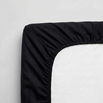 Jersey prostěradlo černé – fotka 4