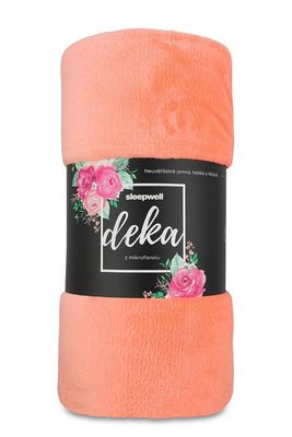 Deka MF UNI SLEEP WELL lososová 150x200 cm – fotka 2