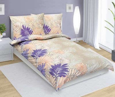 Bavlněné povlečení Oranžová,Fialová 90/721{% if product.brand.name %} – Bellatex{% endif %}