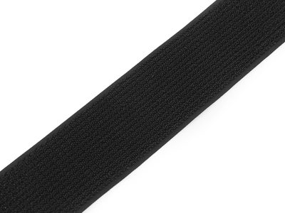 Suchý zip háček a plyš na jedné stuze šíře 50 mm METRÁŽ{% if variant.name %} – černá{% endif %}