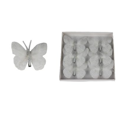 Dekorační motýl, 6ks X4971 - 7,8 x 6,5 x 1,2 cm{% if product.brand.name %} – Morex{% endif %}