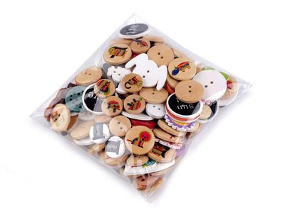 Knoflíky dřevěné výprodej / mix velikostí a tvarů{% if product.brand.name %} – Stoklasa{% endif %}