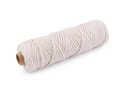 Bavlněná šňůra macrame Ø3 mm 50 m{% if variant.name %} – 2 režná světlá{% endif %}