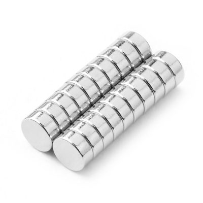 Neodymový magnet kotouč Ø 5 mm, v. 2 mm, síla 650 g - 10 kusů – fotka 1