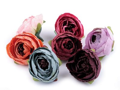 Umělý květ pryskyřník sada 2 kusy{% if product.brand.name %} – Galanterka{% endif %}