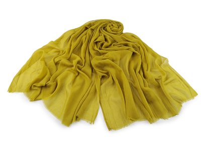 Letní šátek / šála / pléd jednobarevný 90x175 cm{% if variant.name %} – 4 (8) zelená khaki sv.{% endif %}