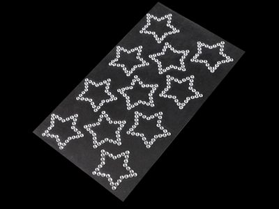 Samolepicí kamínkové vločky, srdce, hvězdy{% if variant.name %} – 3 crystal hvězda{% endif %}