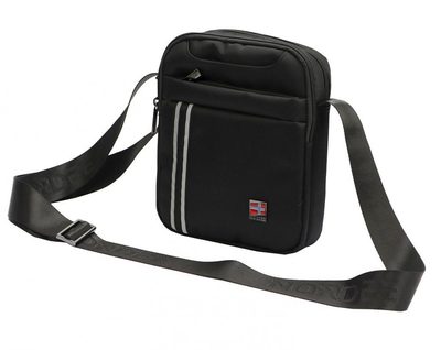 Nordee Pánská crossbody taška 24 x 20 cm černá – fotka 3