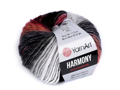 Pletací příze Harmony 50 g{% if variant.name %} – 6 (A-8) šedá{% endif %}